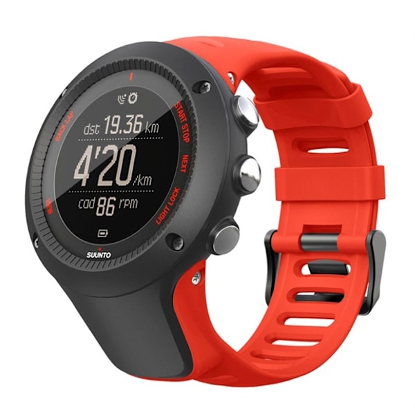 Suunto Ambit3 kestävä silikoninen ranneke - Vesimelonin Punainen Red