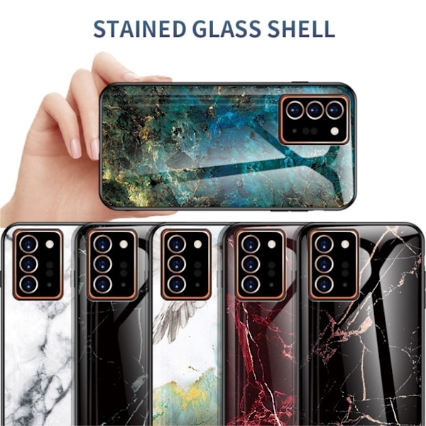 Fantasy Marble Samsung Galaxy Note 20 Ultra deksel - Flygende due Multicolor