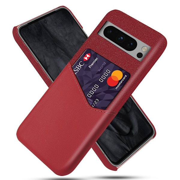 Bofink Google Pixel 8 Pro korttikotelo - Punainen Red