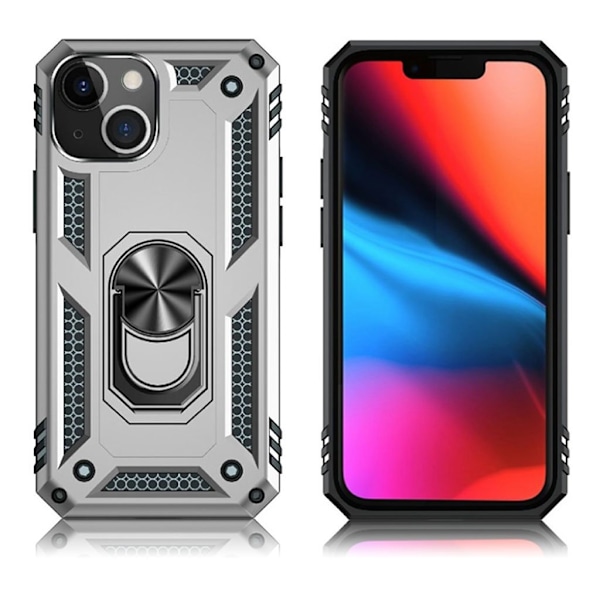 Bofink Combat iPhone 13 Mini deksel - Sølv Silver grey