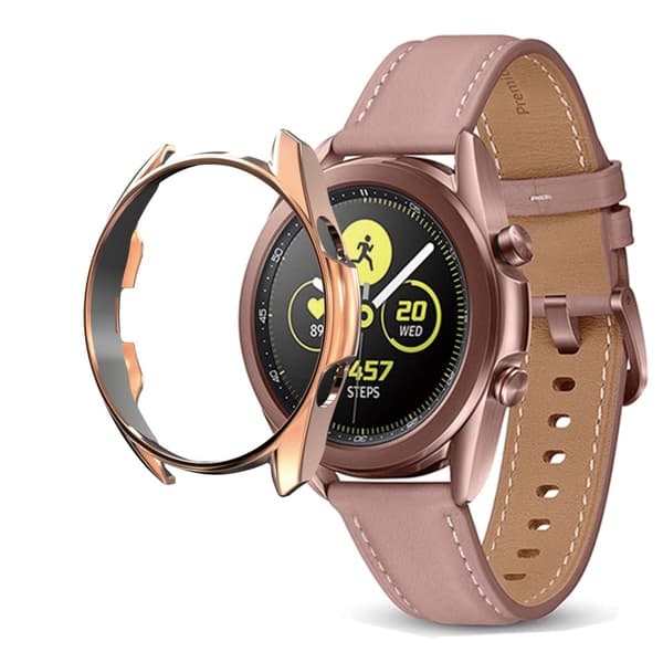 Samsung Galaxy Watch 3 (45 mm) galvanisert deksel - Rose Gull Pink