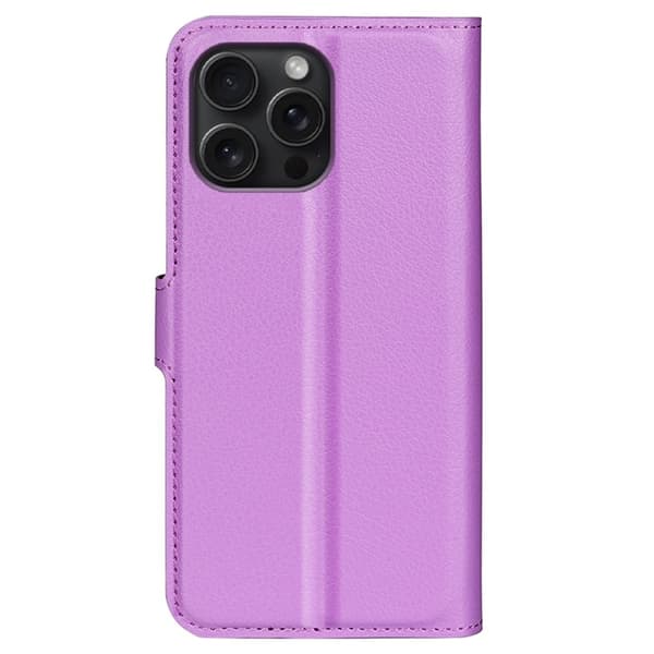 Classic iPhone 16 Pro Max flip etui - Lilla Purple