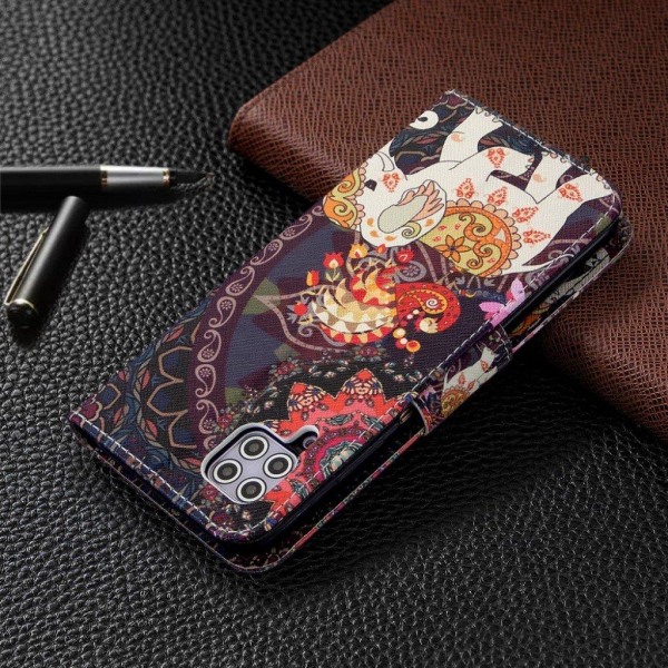 Wonderland Huawei P40 Lite / Nova 6 SE Etui - Mandala og Elefant Multicolor