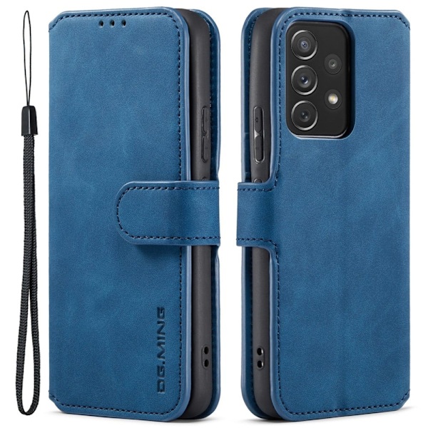 DG.Ming Samsung Galaxy A53 5G Retro Suojakotelo - Sininen Blue