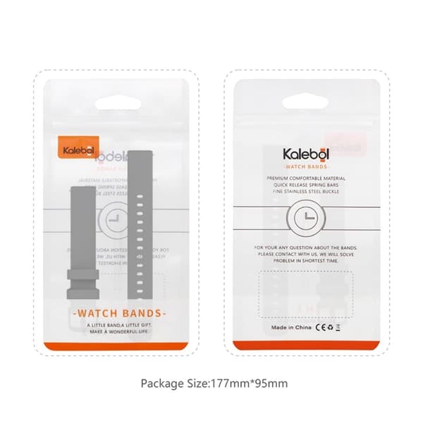 KALEBOL Garmin Lily 2 Silicone Watch Strap Wrist Band Replacement - Sand Grey Silver grey