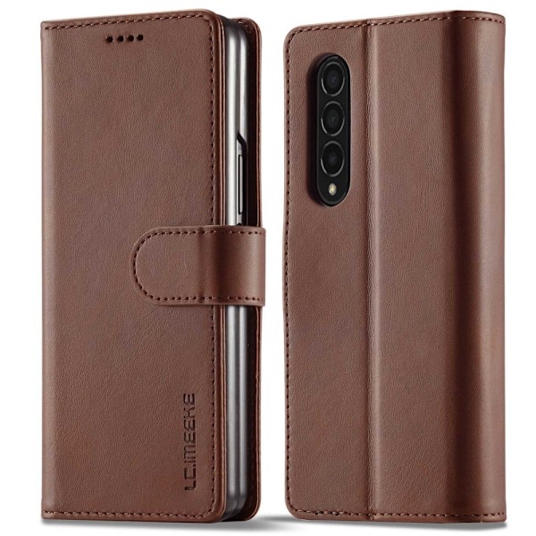 LC.IMEEKE Samsung Galaxy Z Fold4 Läppäkotelo - Ruskea Brown