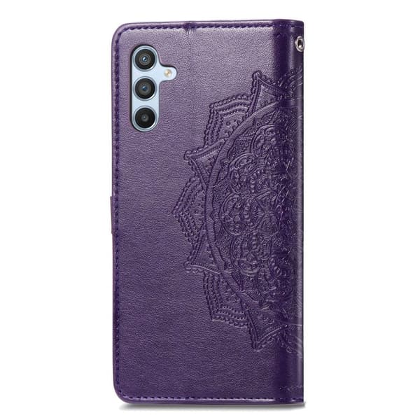 Mandala Samsung Galaxy A54 Läppäkotelo - Violetti Purple