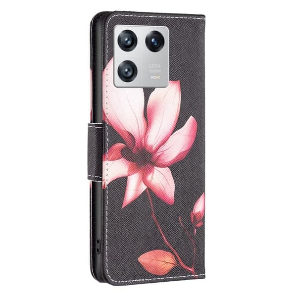Wonderland Xiaomi 13 Flippetui - Rosa Blomst Pink