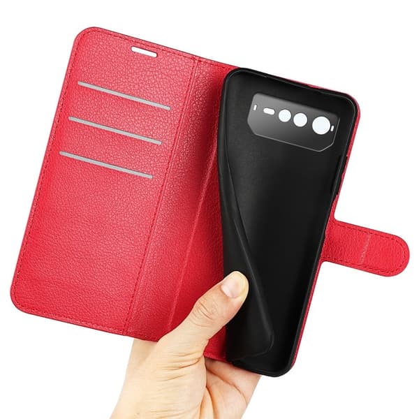 Classic ASUS Rog Phone 6 Flippetui - Rød Red