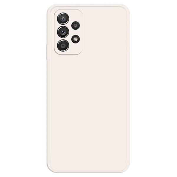 Avfasat gummerat droppskydd för Samsung Galaxy A52s 5G / A52 5G / A52 - Beige Brun