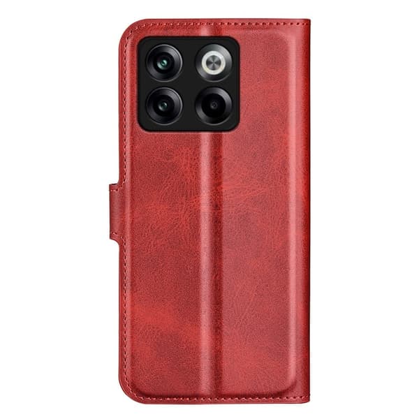 Læretui med Lommebok til OnePlus Ace Pro / 10t - Rød Red