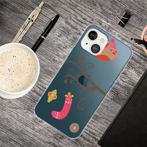 Julecover fleksibelt cover iPhone 13 mini 5.4 inch - Gren Multicolor