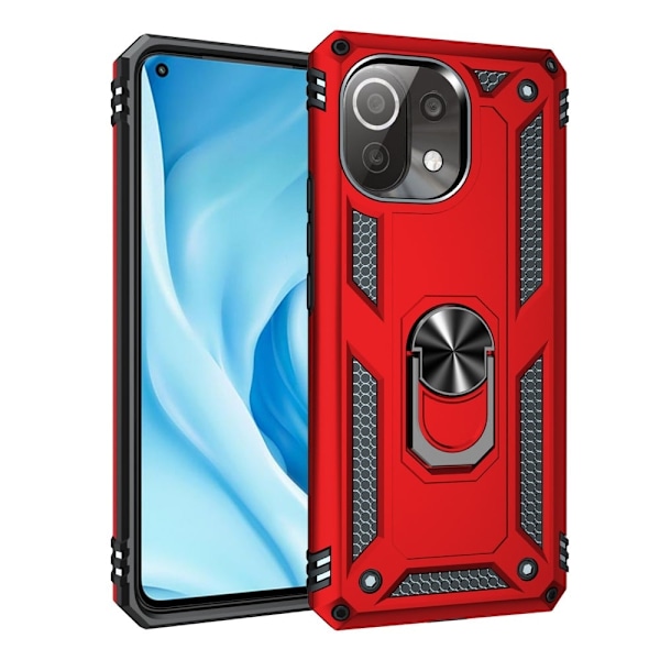 Bofink Combat Xiaomi 11 Lite 5g Ne / Mi 11 Lite 5g / 11 Lite Etui - Rød Red