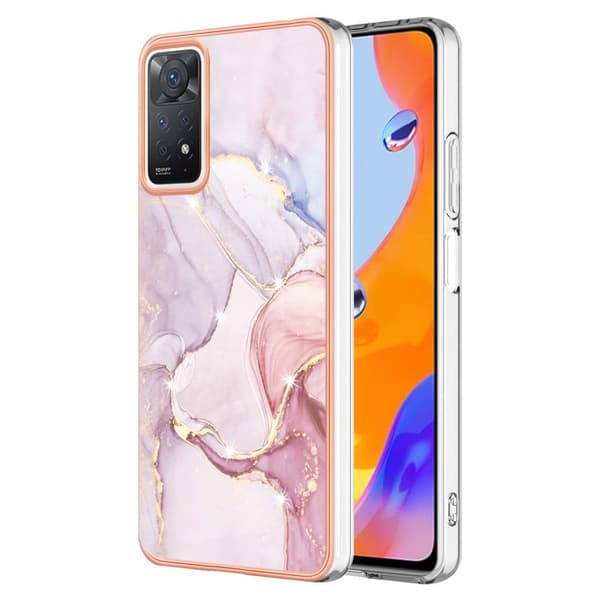 Marble design Xiaomi Redmi Note 11S 5G / Xiaomi Redmi Note 11 Pro cover - Rosa Guld Marmor Dis Pink