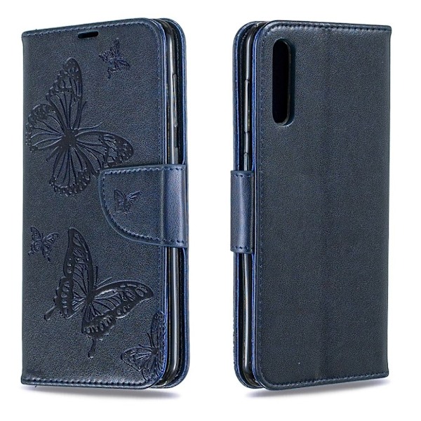 Butterfly Samsung Galaxy A50 etui - Blå Blue