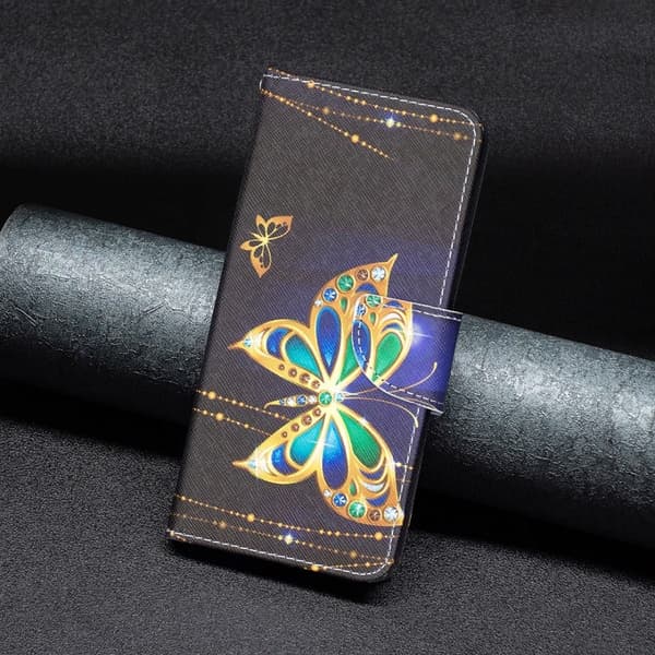 Wonderland Xiaomi Redmi Note 13 5G  flip kuoret - Koruja Perhonen Black