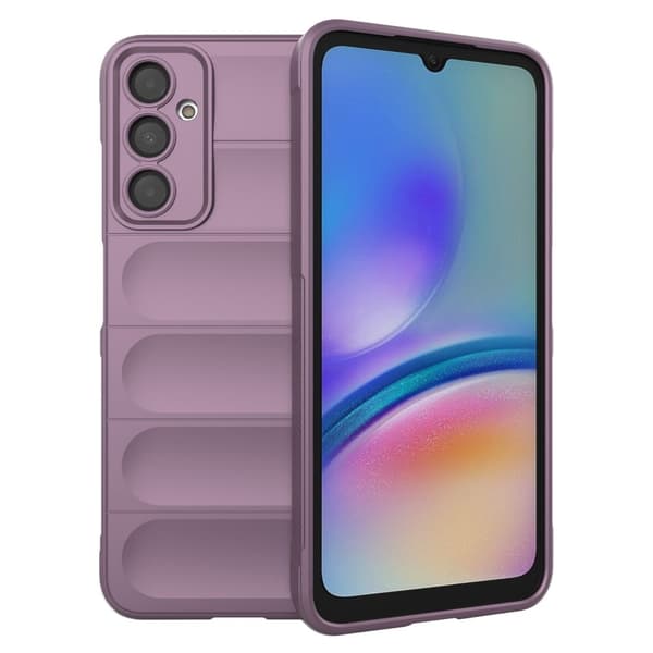 Mjukt greppformat skal för Samsung Galaxy A05s - Lila Lila