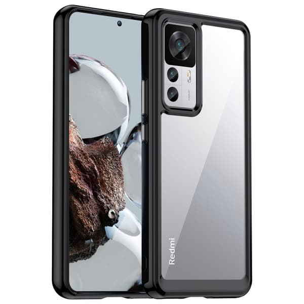 Xiaomi 12T smart akryldeksel - Svart Black