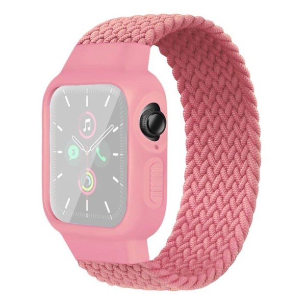 Apple Watch Series 6 / 5 40 mm enkel nylon-urrem - Lyserød / Lys Pink