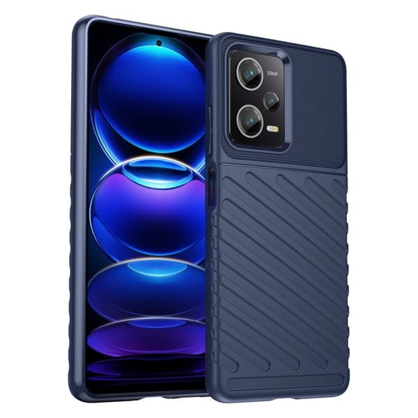 Thunder Xiaomi Redmi Note 12 Pro Suojakotelo - Sininen Blue