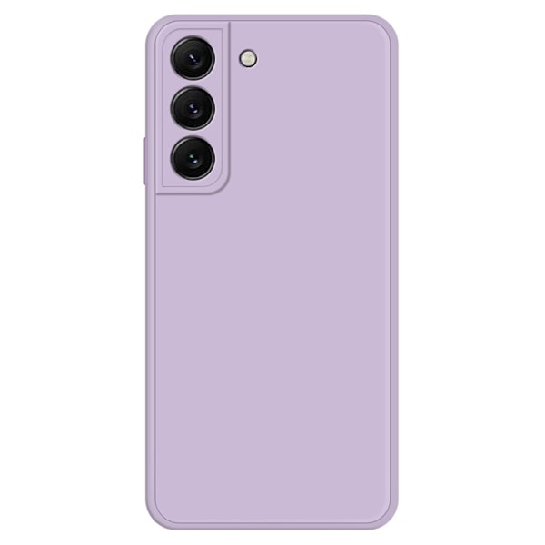 Avfasat gummerat droppskydd för Samsung Galaxy S22 Plus - Lila Lila