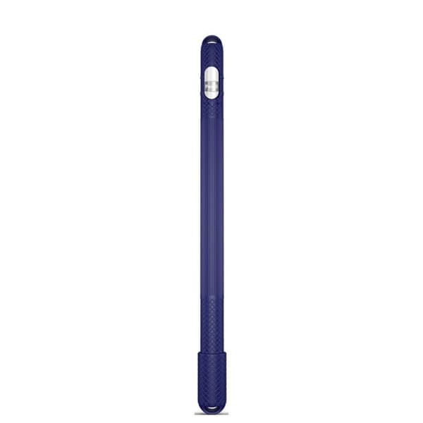 Silikonpennveske for Apple Pencil / Pencil 2 - Mørkeblå Blue