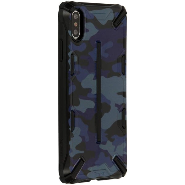 Ringke DUAL X til iPhone XS Max - Camo Blå Blue