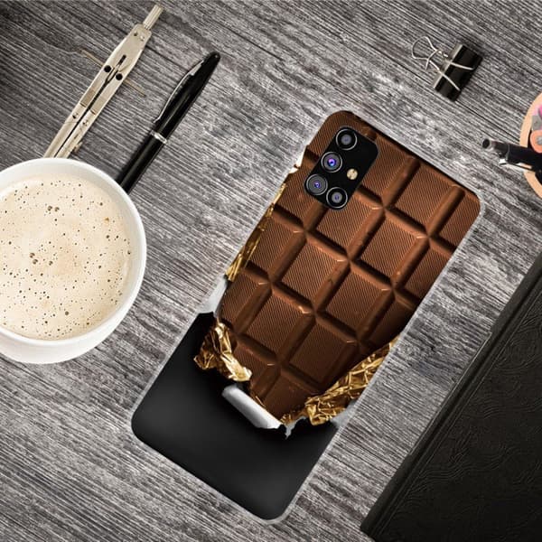 Deco Samsung Galaxy M51 Etui - Chocolate Brown