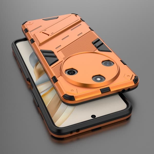 Stødsikkert moderne Honor X60 hybridcover - Orange Orange