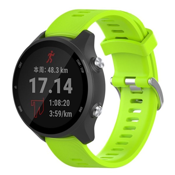 Garmin Forerunner 245 klockarmband i silikon - Grön Grön
