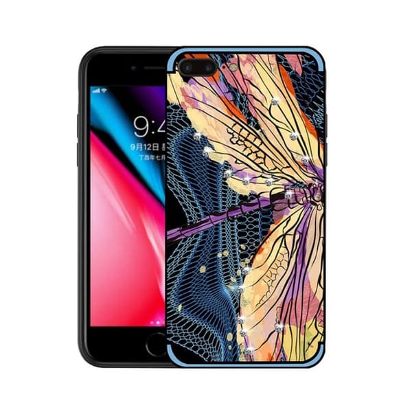 NXE iPhone 7 Plus og 8 Plus Deksel laget av hybrid og silikon materiale - Blå Blue