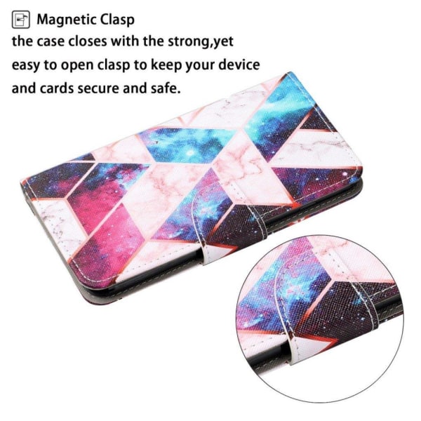 Wonderland Samsung Galaxy A51 Flip Etui - Nebula Multicolor