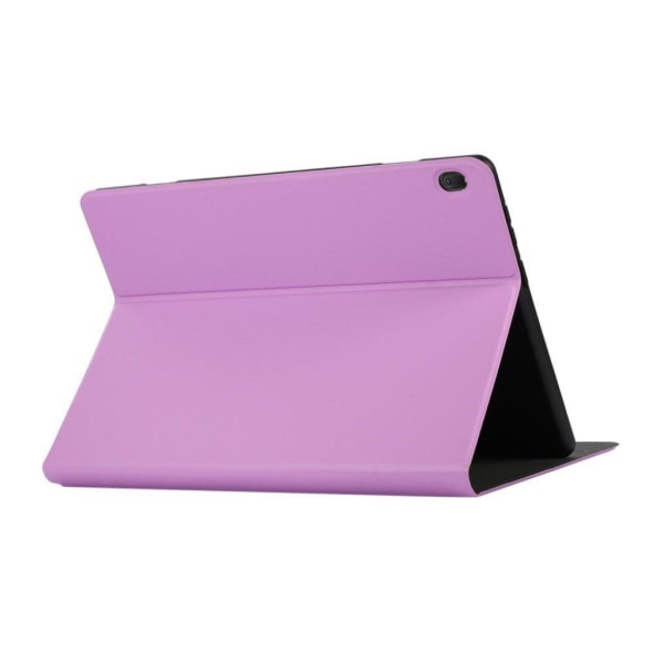 Lenovo Tab M10 yksinkertainen nahkakotelo - Violetti Purple