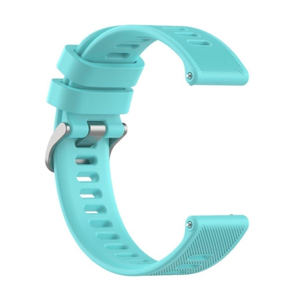20mm twill texture silicone watch strap for Garmin Forerunner 15 Blue
