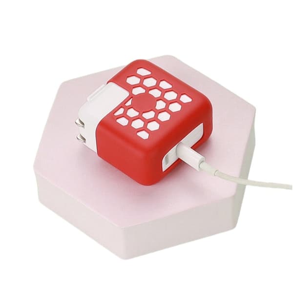 Apple 35W lader silikonveske - Rød Red