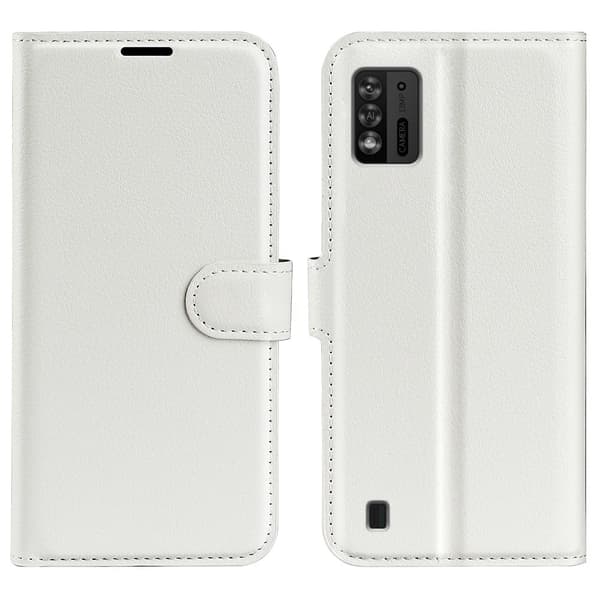 Classic ZTE Blade A52 Lite Läppäkotelo - Valkoinen White
