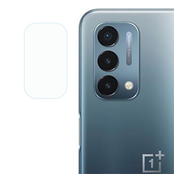OnePlus Nord N200 5G kameralinsebeskyttelse af hærdet glas Transparent