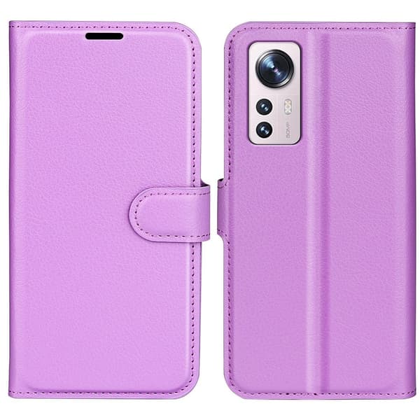 Klassisk Xiaomi 12 Lite flip etui - Lilla Purple