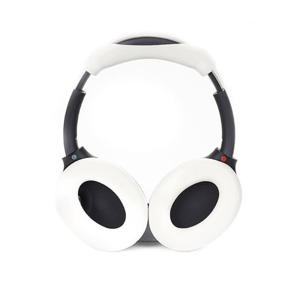1 par Sony WH-1000XM4 / WF-1000XM3 øreputer og hodebånddeksel - Hvit White