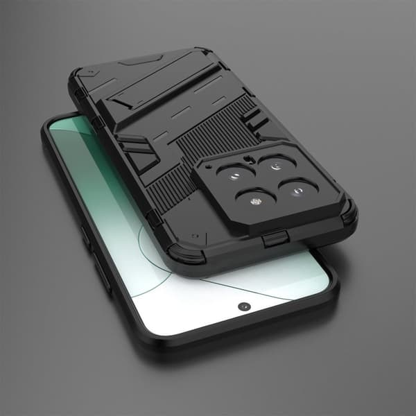 Stødsikkert moderne Xiaomi 14 hybridcover - Sort Black
