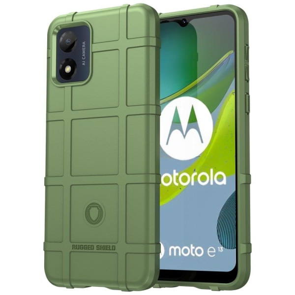 Rugged Shield Motorola Moto E13 skal - Grön Grön