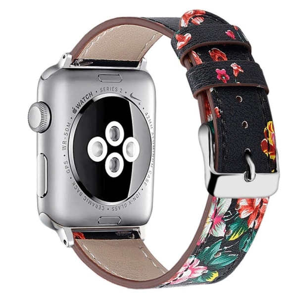Apple Watch (41mm) Top Layer Koläder äkta Läder Klockarmband - S multifärg