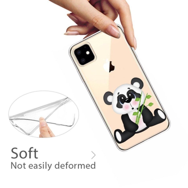 Deco iPhone 11 skal - Panda Håller I Bambu multifärg