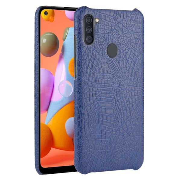 Croco Samsung Galaxy A11 deksel - Blå Blue