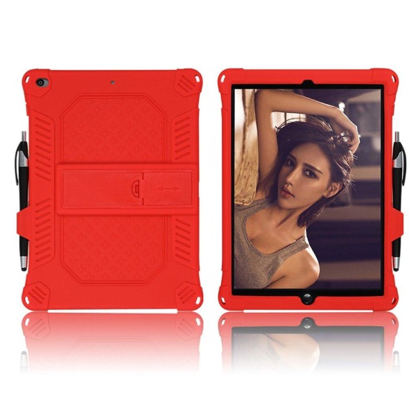 iPad 10.2 (2019) / Air (2019) durable silicone case - Red Red