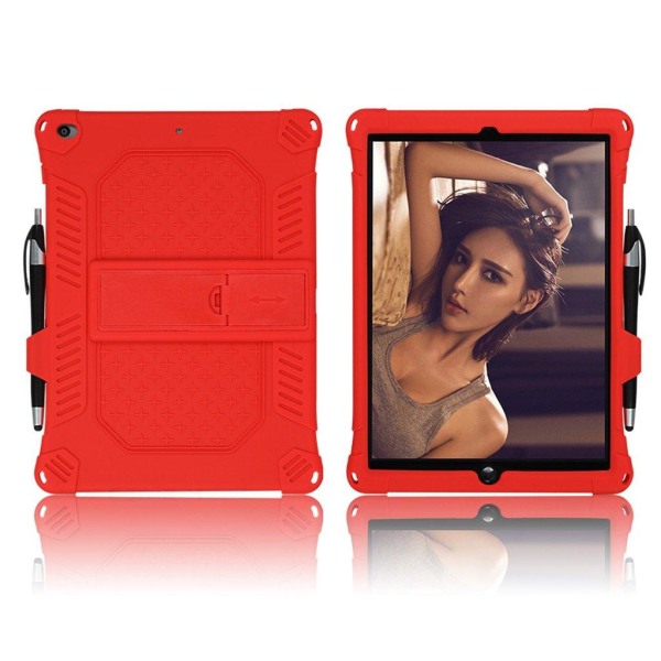 iPad 10.2 (2019) / Air (2019) durable silicone case - Red Röd