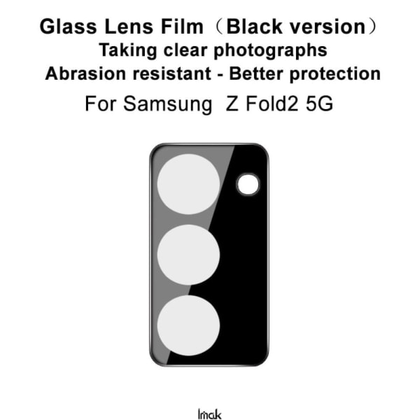 IMAK Samsung Galaxy Z Fold2 5G tempered glass camera lens protec Transparent