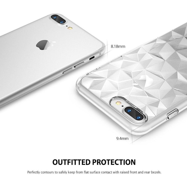 Ringke AIR PRISM för iPhone 7 PLUS/8 PLUS - Rök Svart Svart