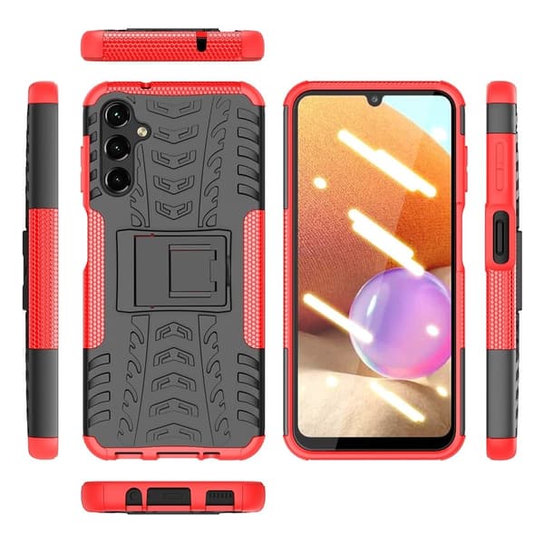 Offroad Suojakotelo Samsung Galaxy A14 - Punainen Red