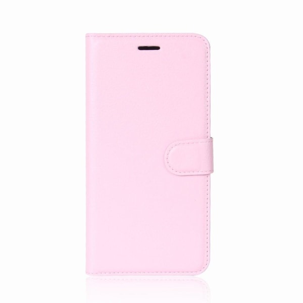 Huawei P9 Lite Mini Huawei P9 Lite Mini Vikbart läder fodral - Ljus rosa Rosa